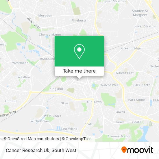 Cancer Research Uk map