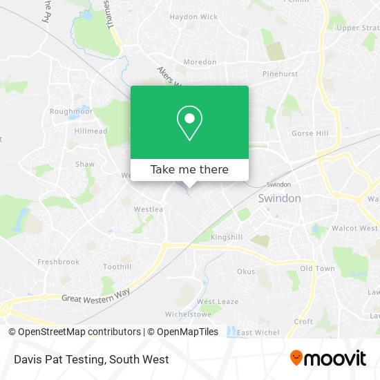 Davis Pat Testing map