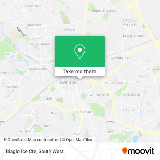 Biagio Ice Cre map