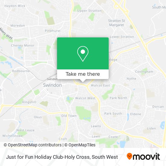 Just for Fun Holiday Club-Holy Cross map