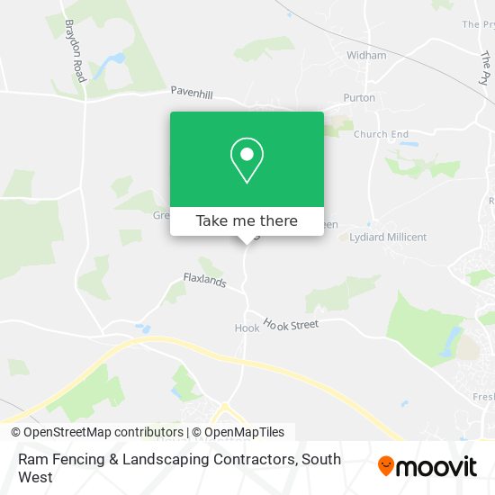 Ram Fencing & Landscaping Contractors map