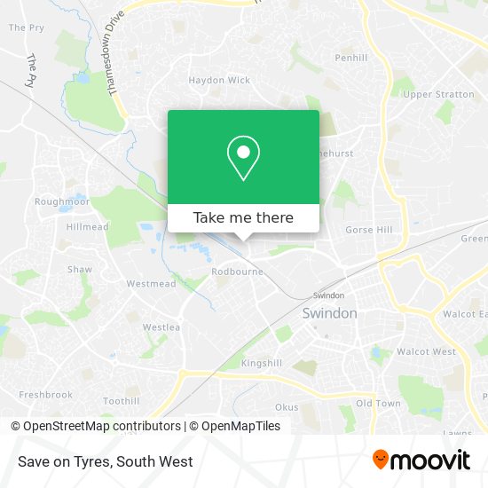 Save on Tyres map