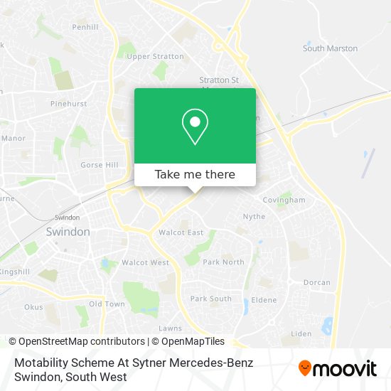Motability Scheme At Sytner Mercedes-Benz Swindon map
