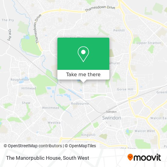 The Manorpublic House map