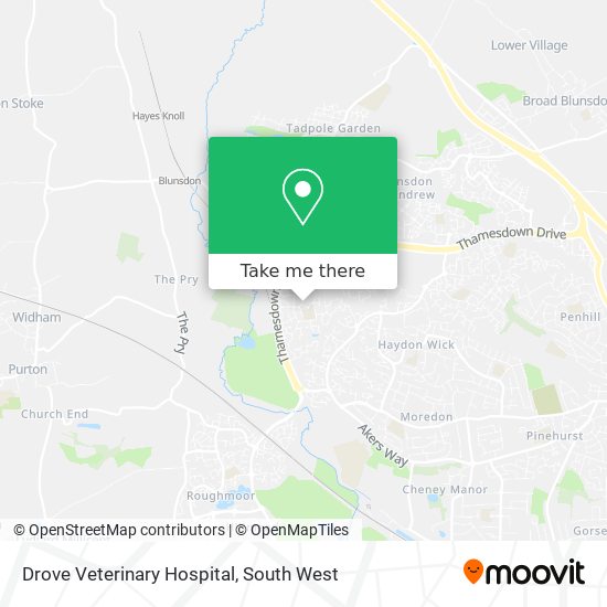 Drove Veterinary Hospital map