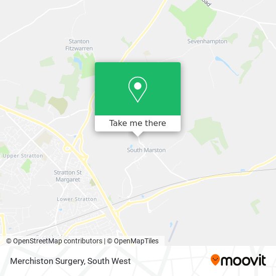 Merchiston Surgery map