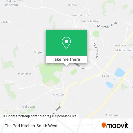 The Pod Kitchen map