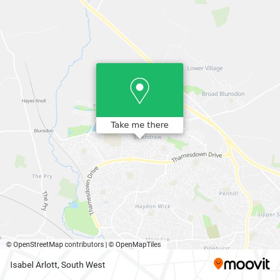Isabel Arlott map