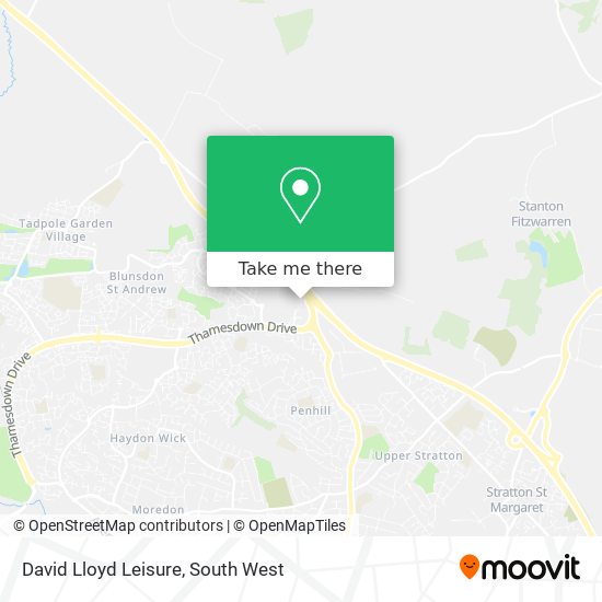 David Lloyd Leisure map