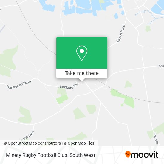 Minety Rugby Football Club map