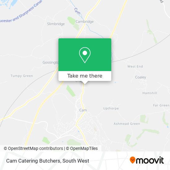 Cam Catering Butchers map