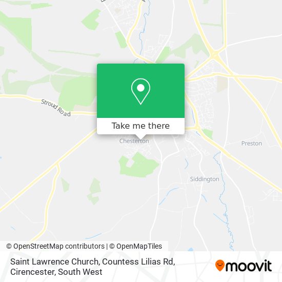 Saint Lawrence Church, Countess Lilias Rd, Cirencester map