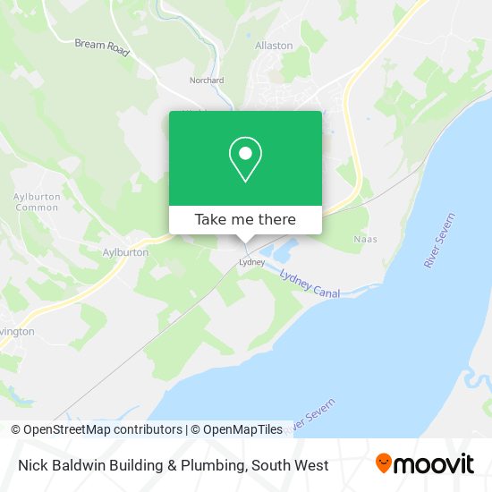Nick Baldwin Building & Plumbing map