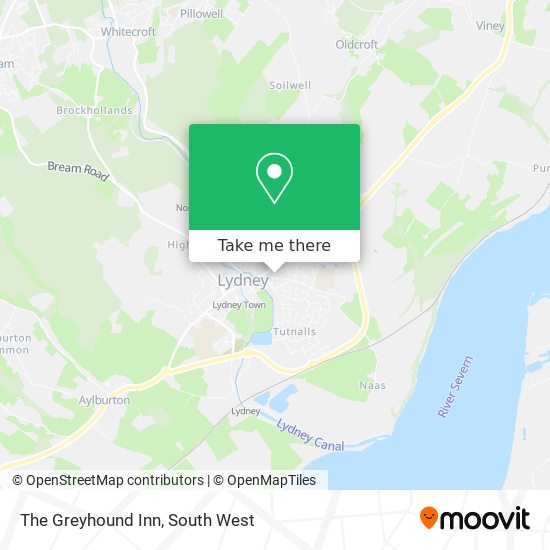 The Greyhound Inn map