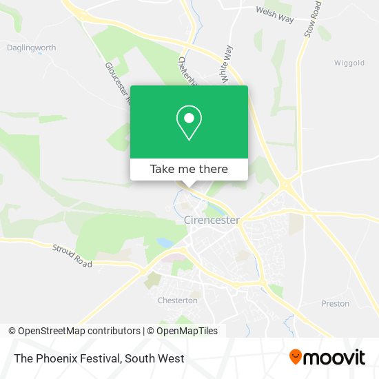 The Phoenix Festival map