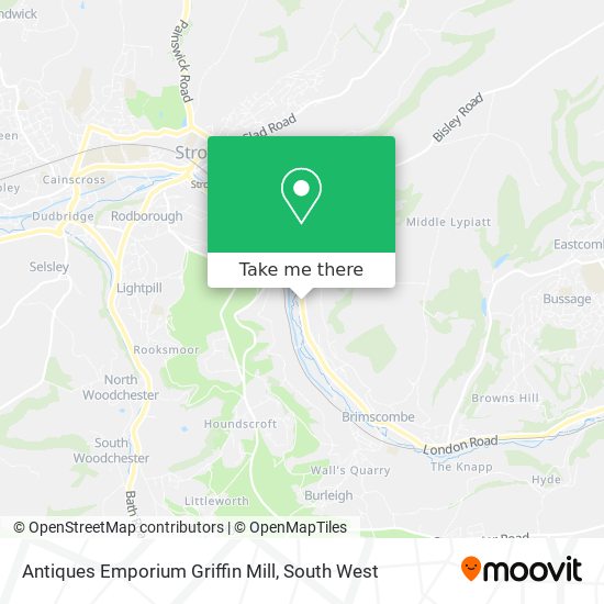 Antiques Emporium Griffin Mill map