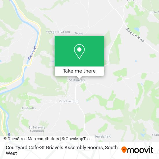 Courtyard Cafe-St Briavels Assembly Rooms map