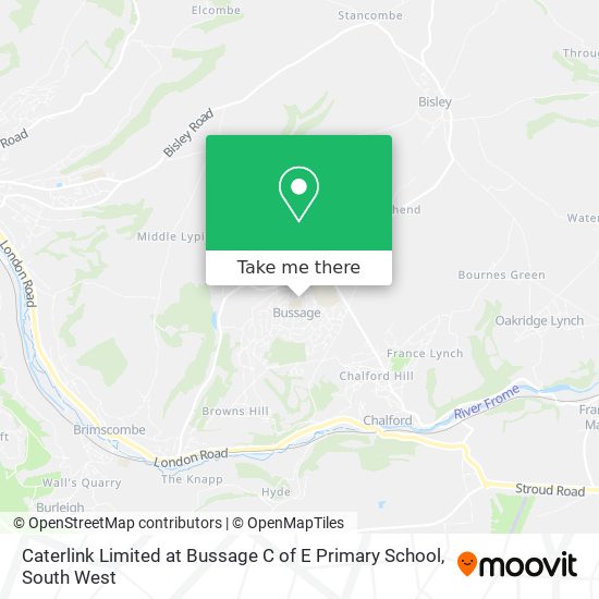 Caterlink Limited at Bussage C of E Primary School map