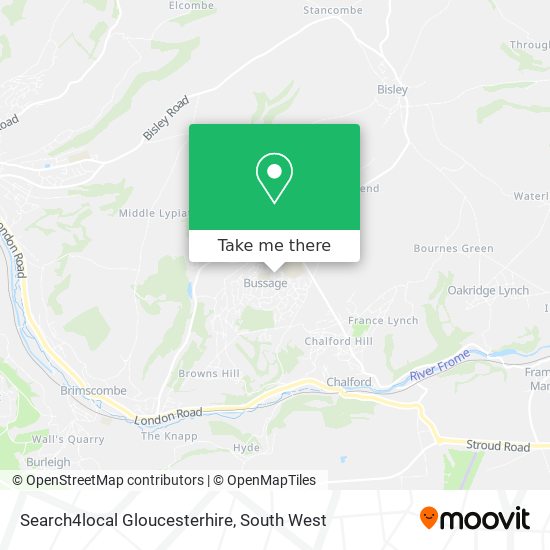 Search4local Gloucesterhire map