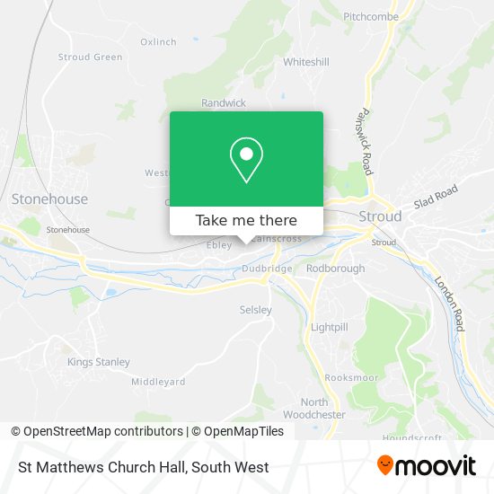 St Matthews Church Hall map