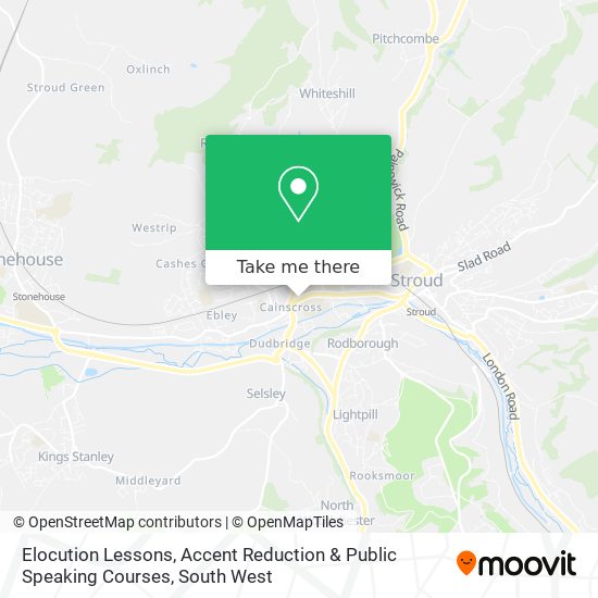 Elocution Lessons, Accent Reduction & Public Speaking Courses map