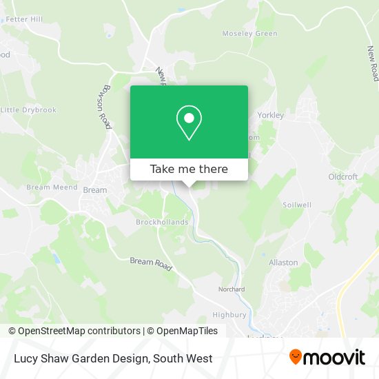 Lucy Shaw Garden Design map