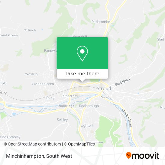Minchinhampton map