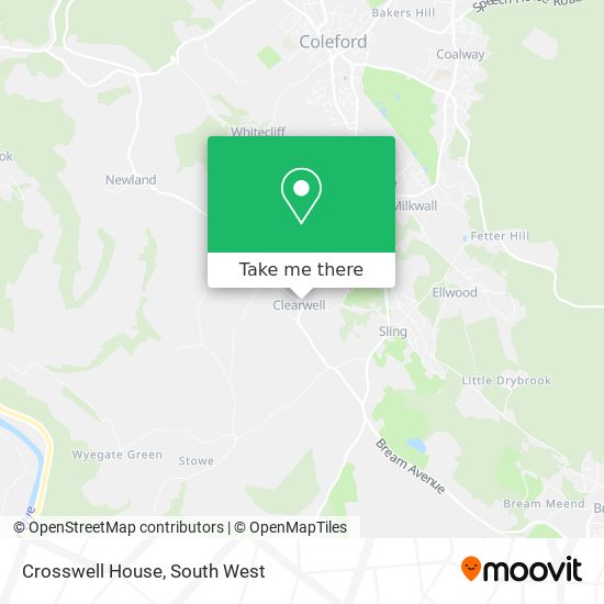 Crosswell House map
