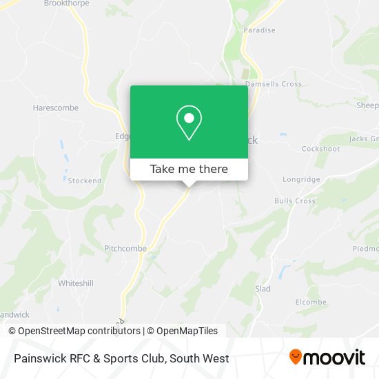 Painswick RFC & Sports Club map