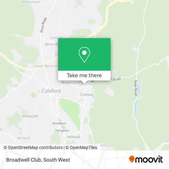 Broadwell Club map