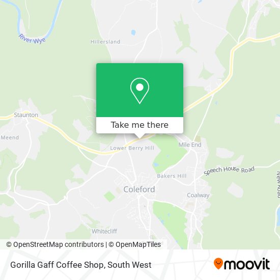 Gorilla Gaff Coffee Shop map