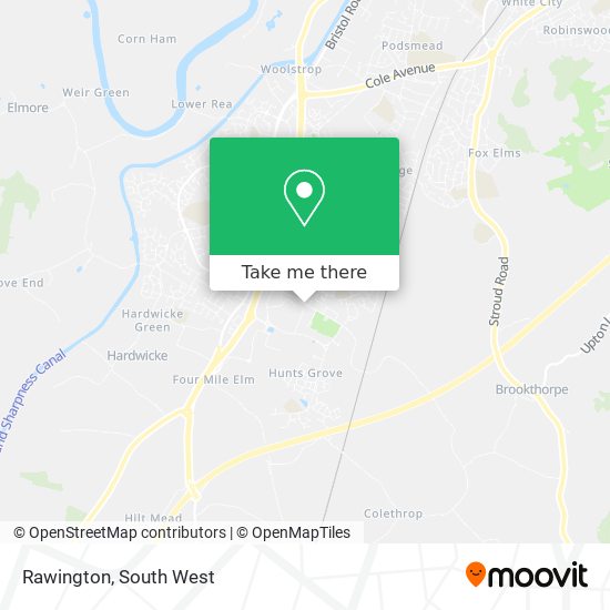 Rawington map