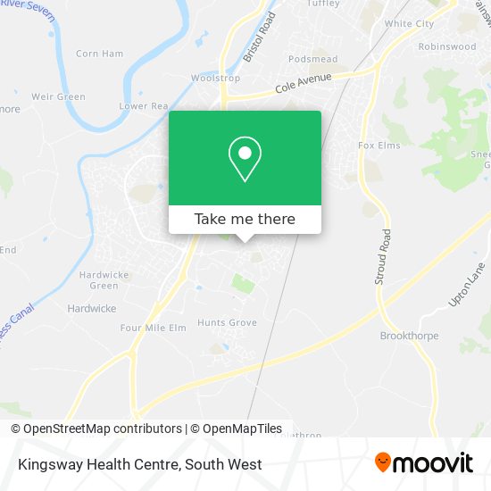 Kingsway Health Centre map