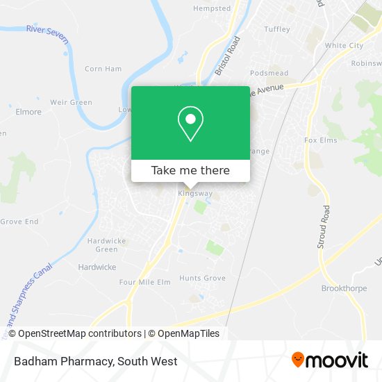 Badham Pharmacy map