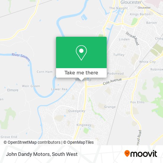 John Dandy Motors map