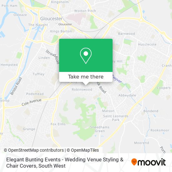 Elegant Bunting Events - Wedding Venue Styling & Chair Covers map