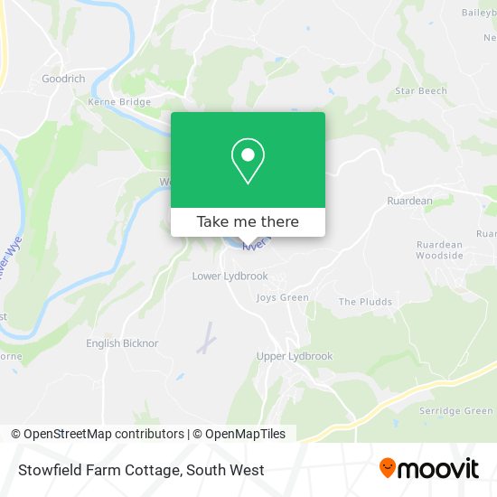 Stowfield Farm Cottage map