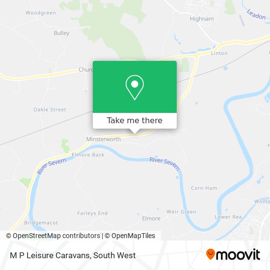 M P Leisure Caravans map