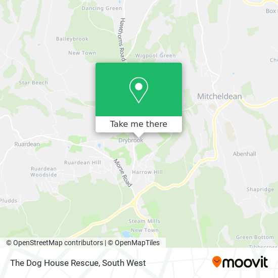 The Dog House Rescue map