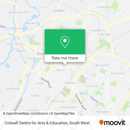 Colwell Centre for Arts & Education map