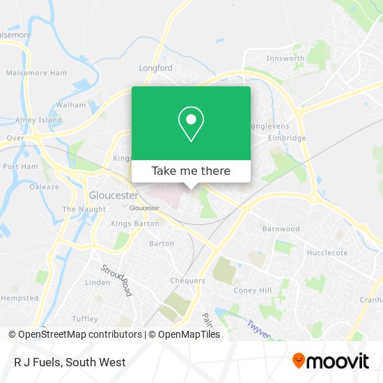 R J Fuels map