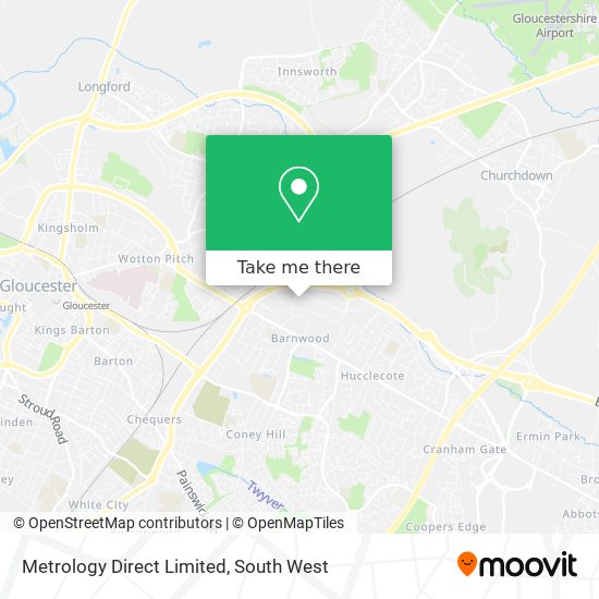 Metrology Direct Limited map