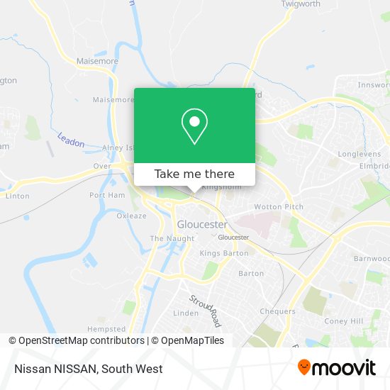 Nissan NISSAN map
