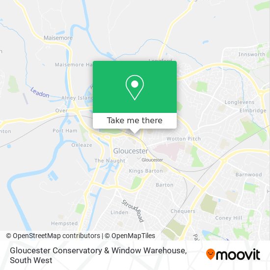 Gloucester Conservatory & Window Warehouse map