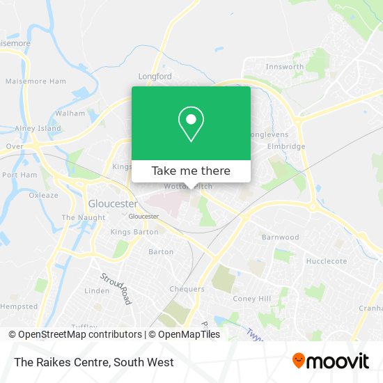 The Raikes Centre map