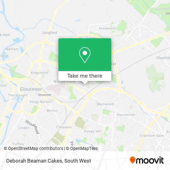 Deborah Beaman Cakes map