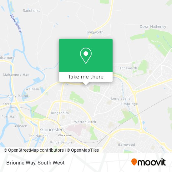 Brionne Way map