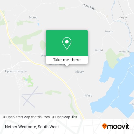 Nether Westcote map