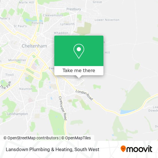Lansdown Plumbing & Heating map