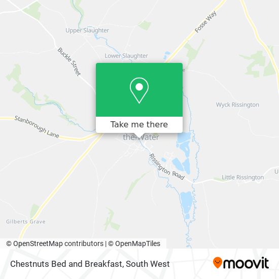 Chestnuts Bed and Breakfast map